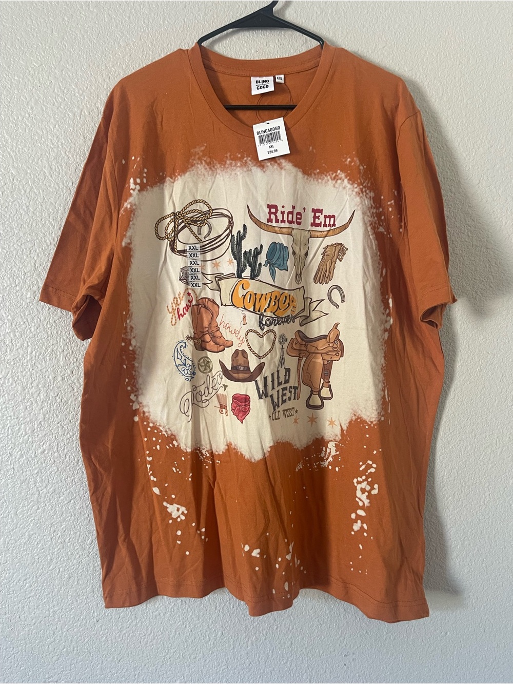 Womens Bling A GOGO Graphic T‑Shirt -